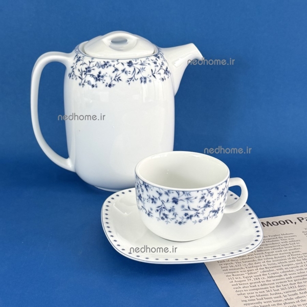 سرویس چای خوری چینی طرح ورنیکا کواترو زرین