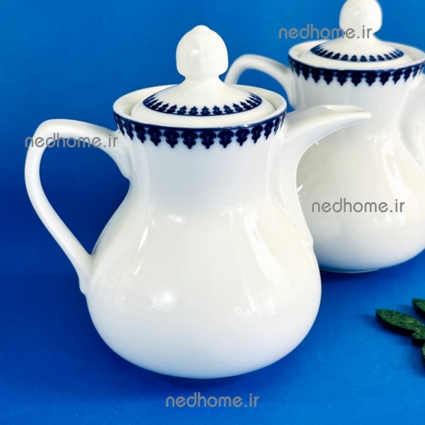 شکرپاش سفید چینی زرین طرح سنتی سمرقند