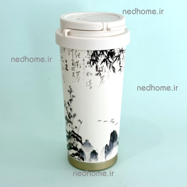 تراول‌ماگ دوکاره با طراحی کارتی