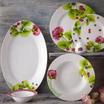 سرویس چینی زرین 28 پارچه ردبری