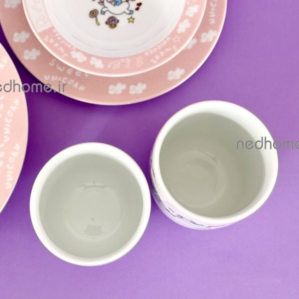 سرویس غذاخوری کودک چینی زرین طرح لیتل پونی - Image 8