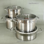 سرویس قابلمه استیل کاندید مدل دانته - 8 پارچه