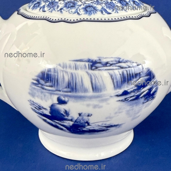 قوری تک چینی زرین طرح سن پترزبورگ - درجه یک - Image 7