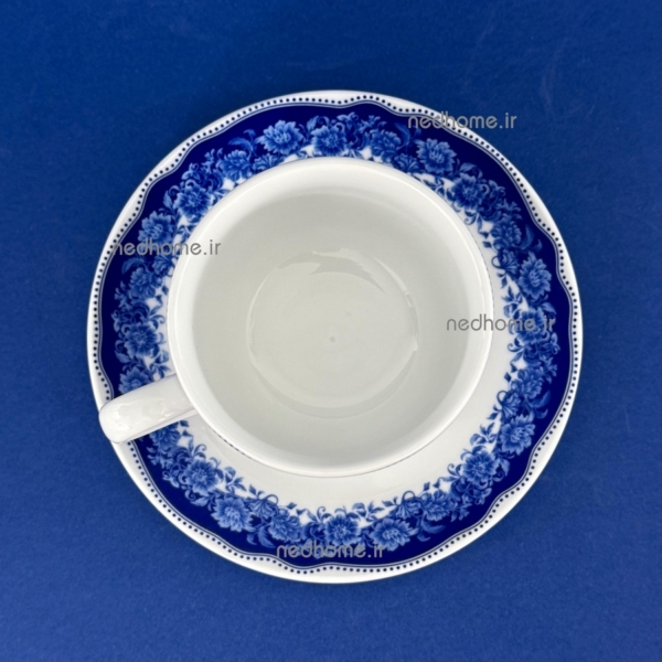 ست چای خوری شش نفره چینی زرین طرح ساده سن پترزبورگ