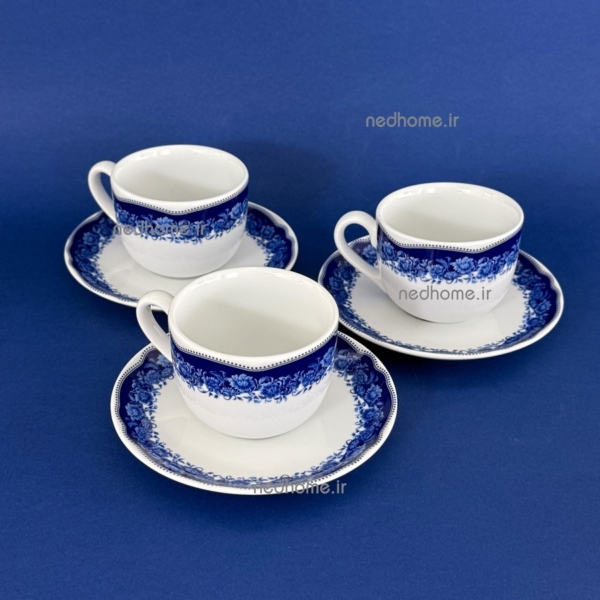 فنجون چای خوری سن پترزبورگ چینی سفید زرین