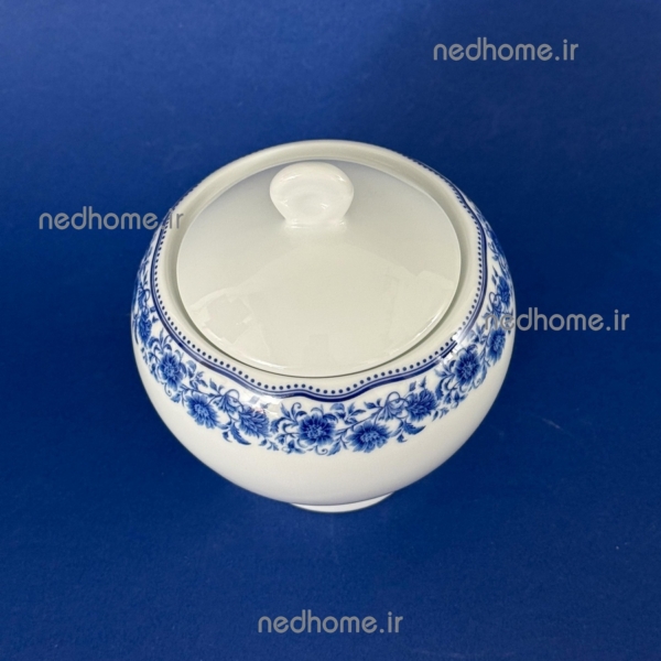 قندان چینی گلدار سنتی زرین طرح سن پترزبورگ