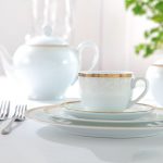 چینی زرین 28 پارچه ریوا طلایی