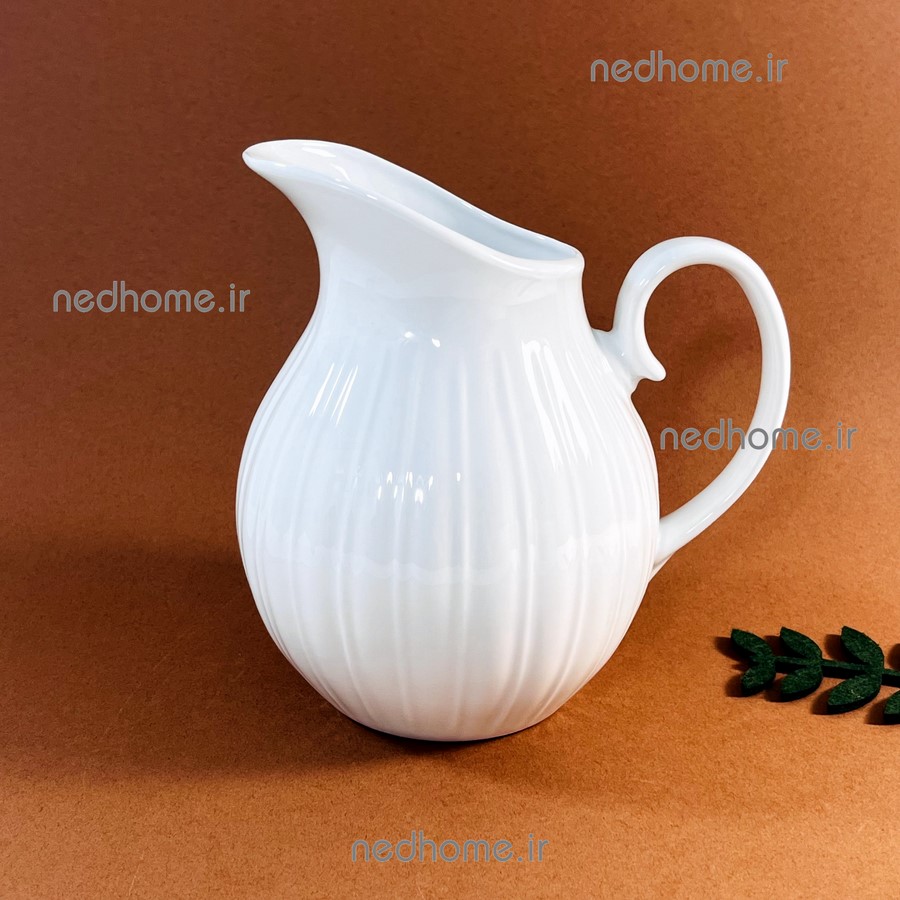 پارچ سفید ریز ترک چینی زرین