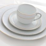 سرویس چینی زرین 28پارچه سپید صدف