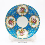 نعلبکی چینی واتسون طرح معینی - فیروزه ای