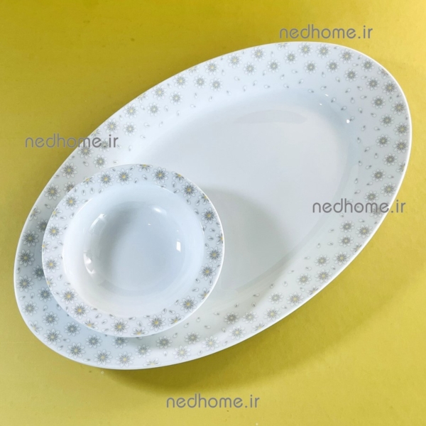 دیس تک چینی زرین طرح کامومیلا - درجه یک - Image 8