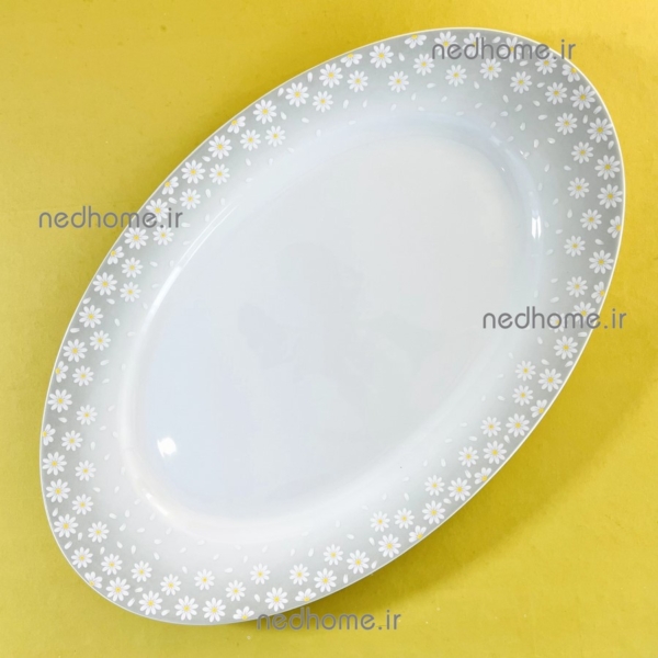 دیس بزرگ برنج کامومیلا گل بابونه چینی زرین درجه عالی