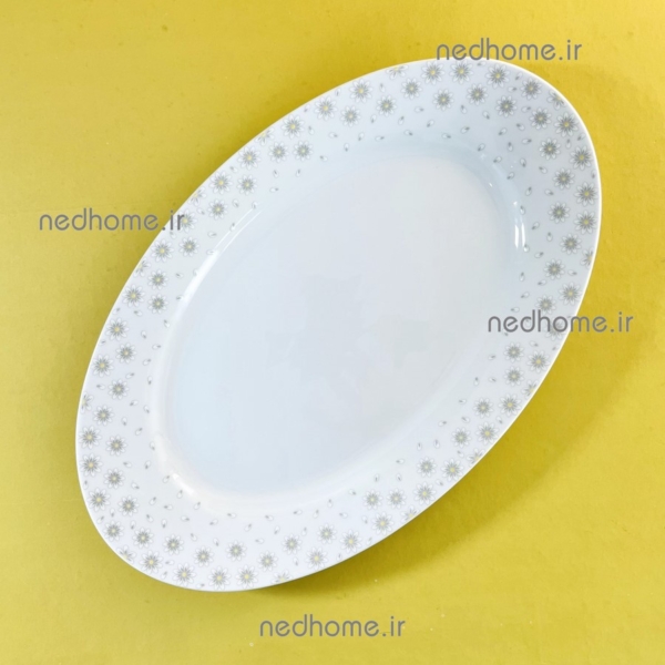 دیس متوسط برنج کامومیلا گل بابونه چینی زرین درجه عالی