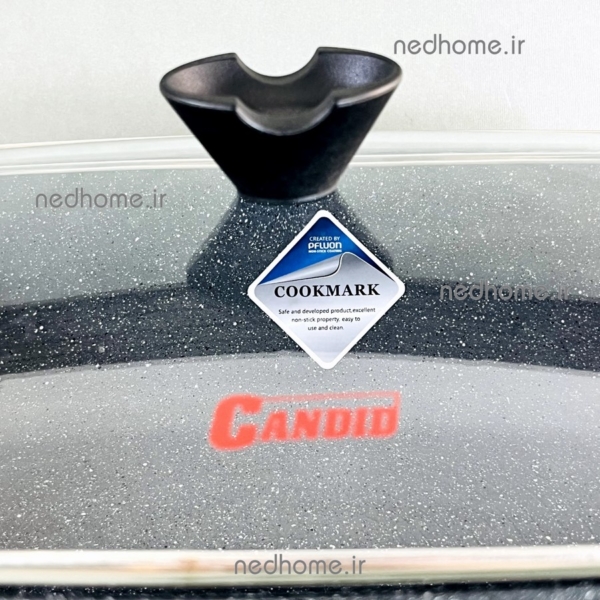 ماهیتابه در پیرکس بزرگ مرغ کاندید گرانیتی