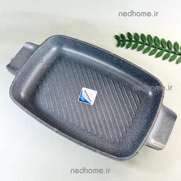 ماهیتابه ماهی چدن گرانیت کاندید نچسب