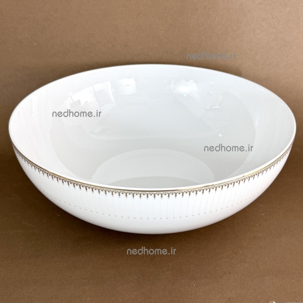 کاسه بزرگ آش سپیدار چینی زرین درجه عالی