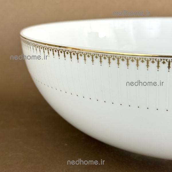 پیاله آبگوشت سپیدار طلایی چینی زرین درجه عالی