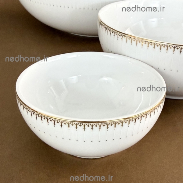کاسه 16 چینی زرین طرح سپیدار