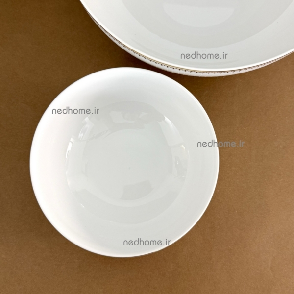 کاسه آبگوشت خوری سپیدار چینی زرین – درجه یک - Image 5