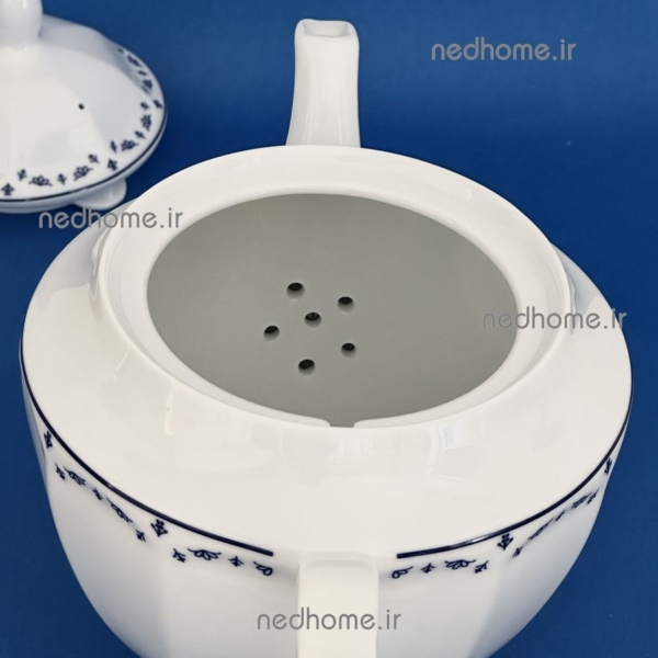 قوری گل آبی چینی زرین