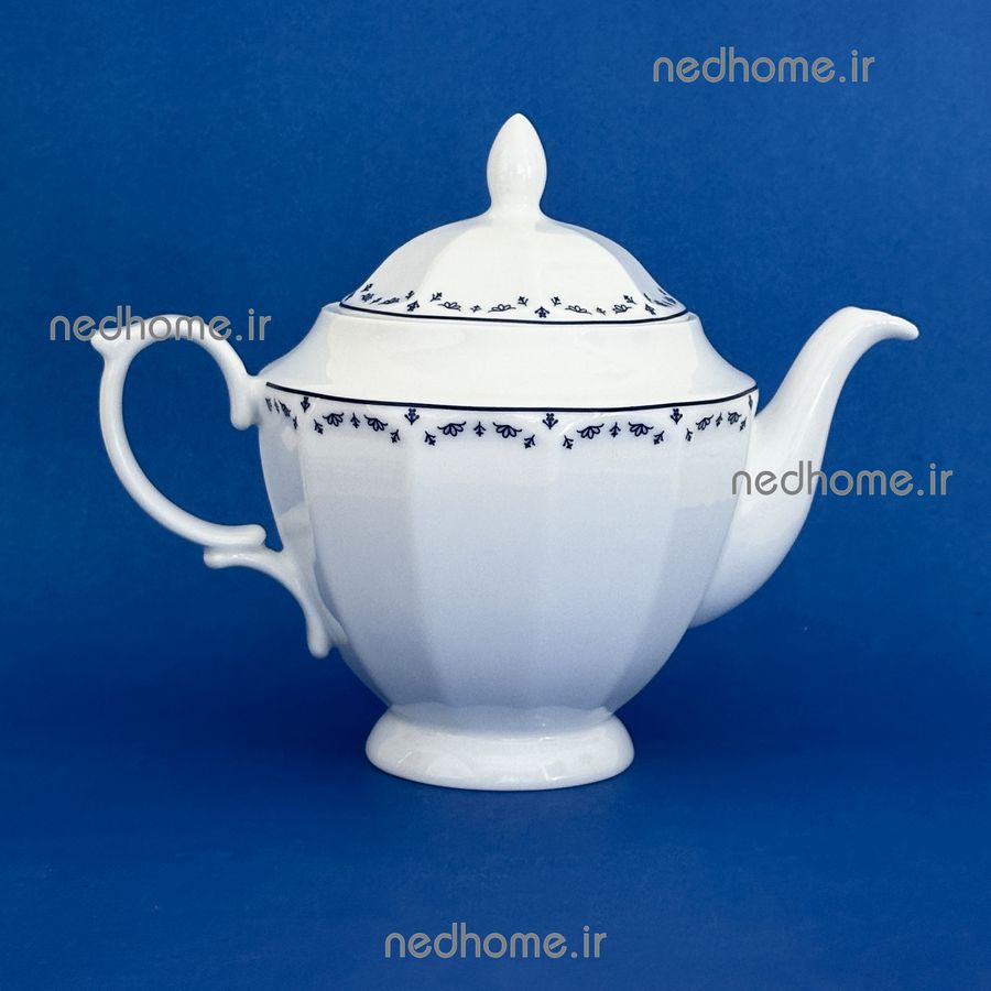 قوری چینی فرانسیس سرمه ای