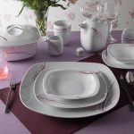 چینی زرین 27 پارچه طرح آلبا پلاتین