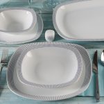 سرویس چینی زرین 98پارچه لورن طلایی