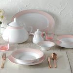 سرویس چینی زرین 108پارچه ژانتی صورتی