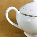 قوری چینی سبک زرین طرح هدیه طلایی