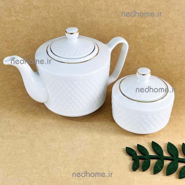 ست چای خوری لب طلایی 12 پارچه رادیانس