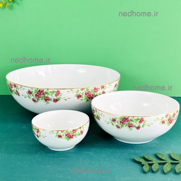 سرویس 13 پارچه بیدگل چینی زرین