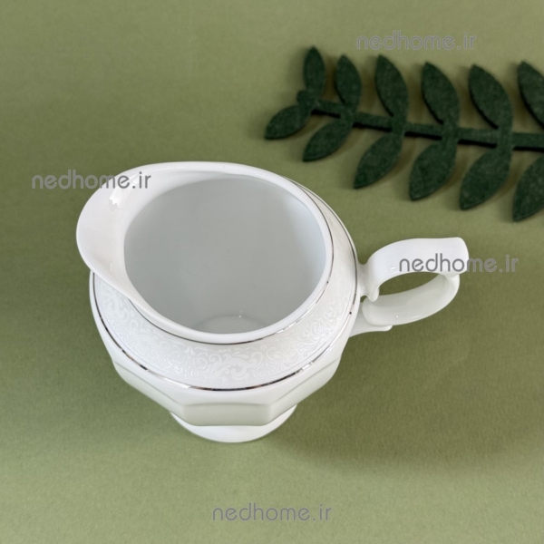 شکرپاش چینی لب نقره ای نئوکلاسیک طرح دلسا