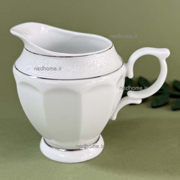 خرید سس خوری لب نقره ای چینی زرین طرح دلسا