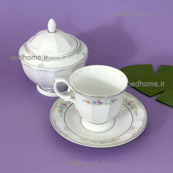 قندان تک چینی زرین طرح گلاریس - درجه یک - Image 5