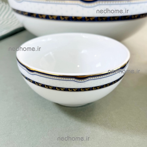 پیاله ماست کوچک پرشیا سورمه ای چینی زرین