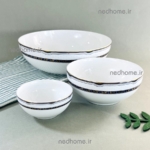 سرویس 13 پارچه پرشیا سرمه ای چینی زرین