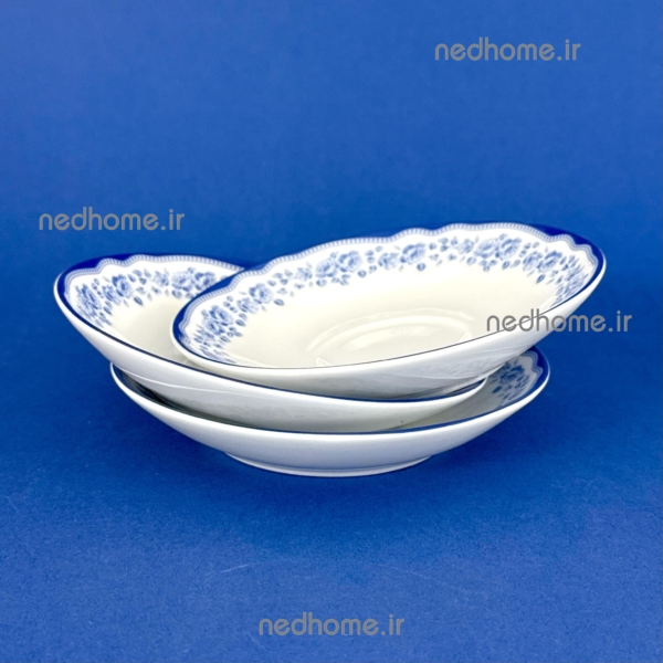 نعلبکی زیر استکانی چینی زرین طرح ماهور