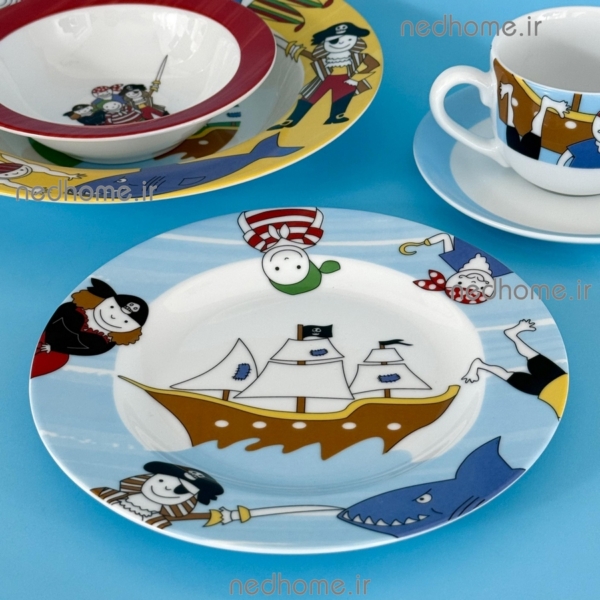 بشقاب میوه پایرت چینی زرین