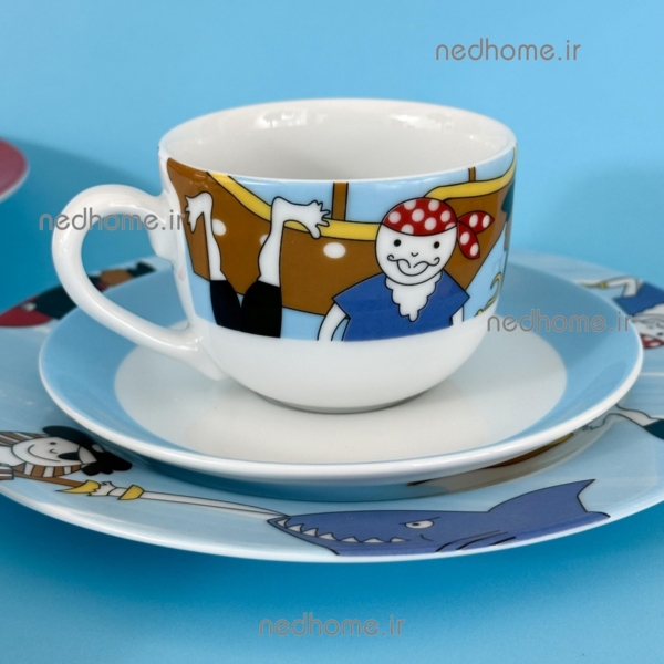 لیوان دزد دریایی چینی زرین درجه عالی