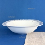 کاسه سالاد تک چینی زرین طرح ورنیکا - درجه یک