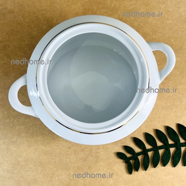 سوپ خوری درب دار دور طلایی برجسته درجه عالی