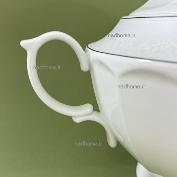 ظرف سوپ بزرگ چینی زرین طرح دلسا درجه عالی