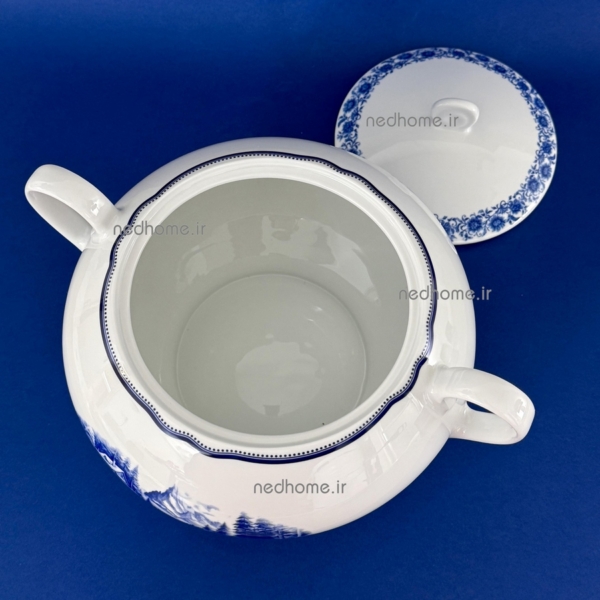 سوپ خوری طردار آنتیک چینی زرین طرح سن پترزبورگ