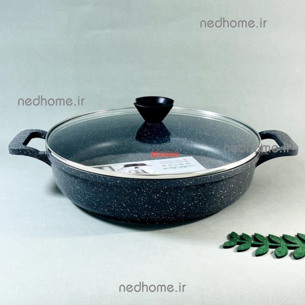 ماهیتابه دو دسته گرانیتی کاندید سری پروانه سایز 32