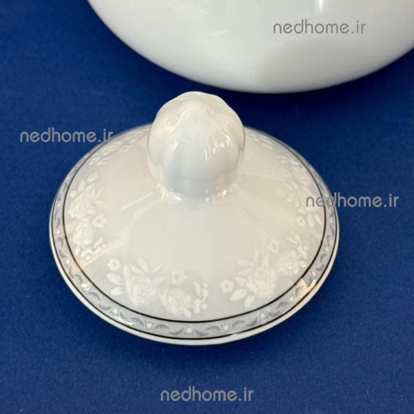 قندان تک چینی زرین طرح وایت رز - درجه یک - Image 6