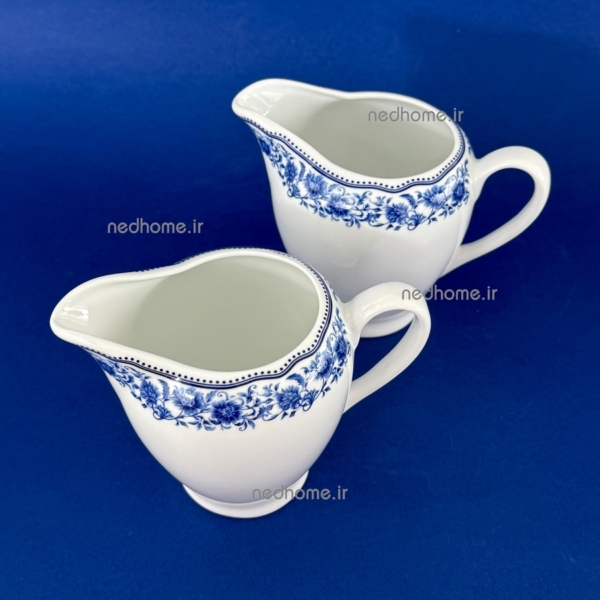 سس خوری قدیمی گل آبی چینی زرین طرح سن پترزبورگ