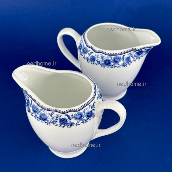 شکرپاش چینی زرین درجه عالی طرح سنتی ابی رنگ سن پترزبورگ