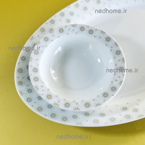 سالاد خوری کوچک گل بابونه کامومیلا چینی زرین