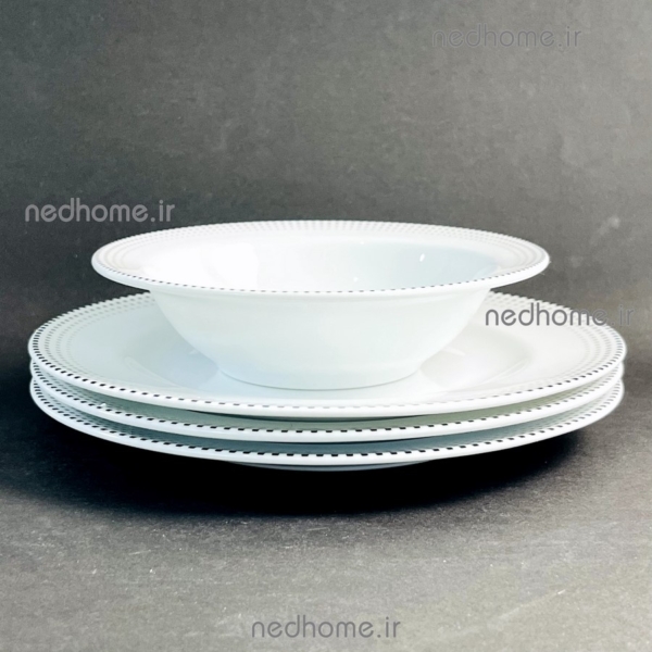 سالادخوری کوچک مون بلان مشکی چینی زرین