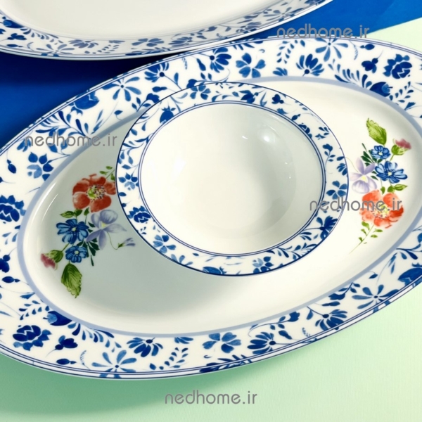 کاسه ماست خوری چینی زرین طرح گرانادا ایتالیا اف